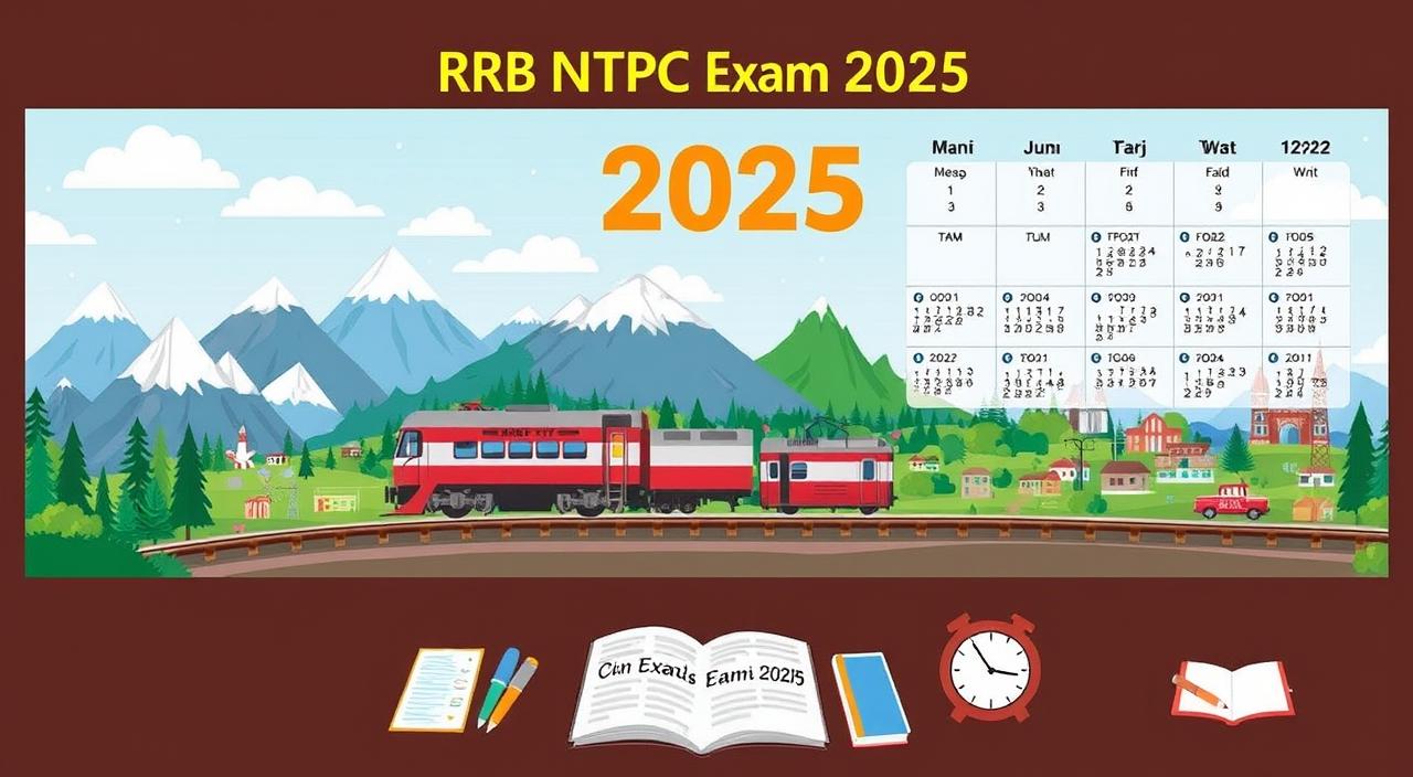 RAILWAY EXAMS 2025 calendars